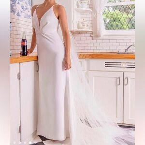 NWT Vow'D ivory savannah dress x